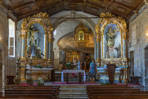 Church chapel of the Sanctuary of Our Lady of Lapa and Residence of the Society of Jesus is a Christian sanctuary in the civil parish of Quintela photo