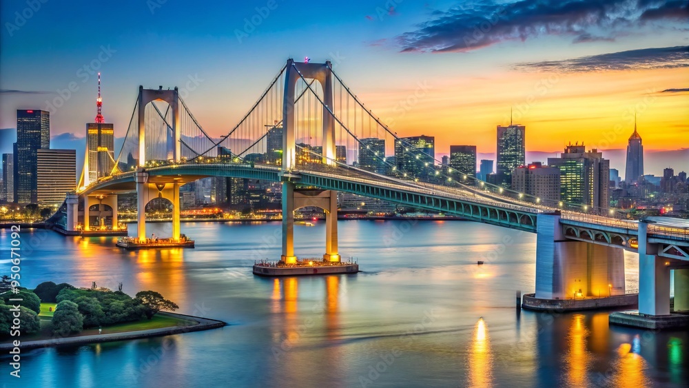 Naklejka premium tokyo+bridge