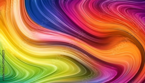 abstract colorful background with moving liquid water wave lines paint mix wallpaper background