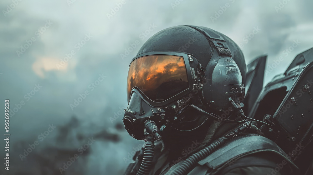 Side view of pilot sitting in cocpit of fighter jet Side view of pilot sitting in cocpit of fighter jet
