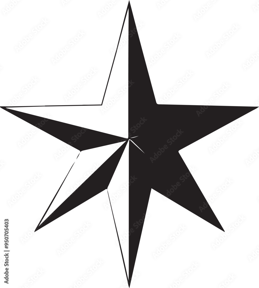Obraz premium Star vector isolated icon ,vector black color silhouette, isolated white background