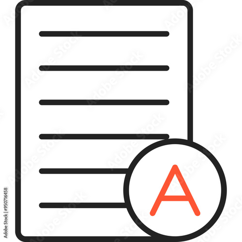 Grades Vector Icon Design