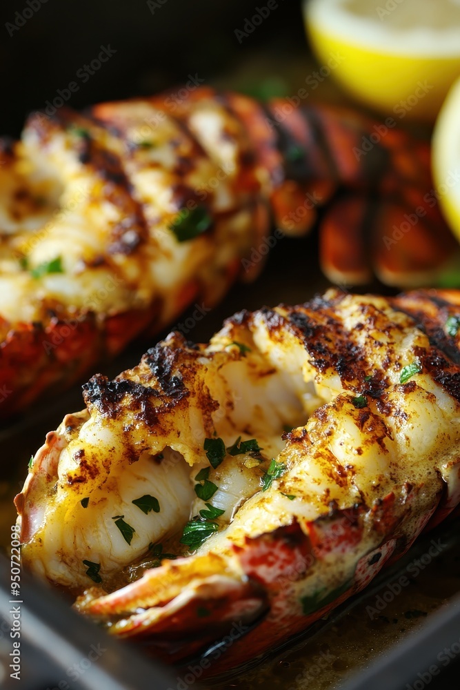 Savory Lobster Tails with Herbs and Lemon Savory Lobster Tails with Herbs and Lemon