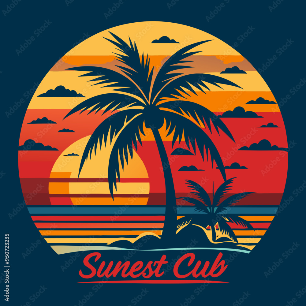 Fototapeta premium palm tree on the beach