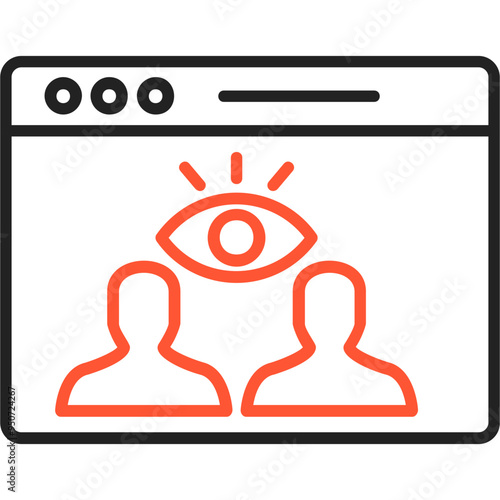 Visualization Vector Icon Design