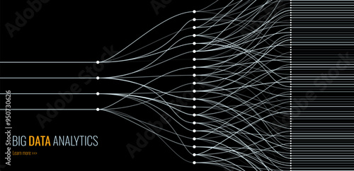 Convolutional Neural Network Architecture. How AI Work. Data Science, Machine Learning, Artificial Intelligence. Science or Technology Vector Illustration.