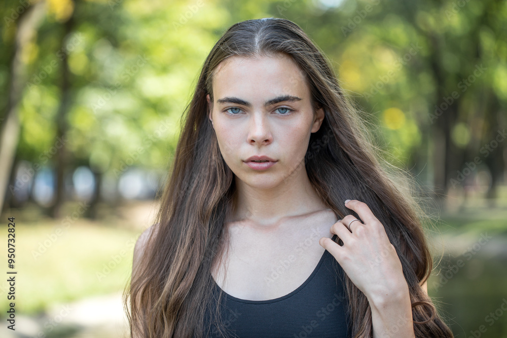 Portrait of a young beautiful girl Portrait of a young beautiful girl