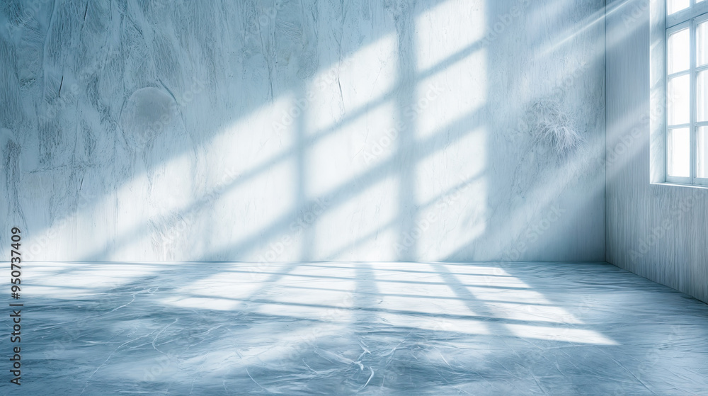 Empty room with concrete wall floor window and sunlight architecture background interior design 3d illustration rendering minimal Empty room with concrete wall floor window and sunlight architecture background interior design 3d illustration rendering minimal