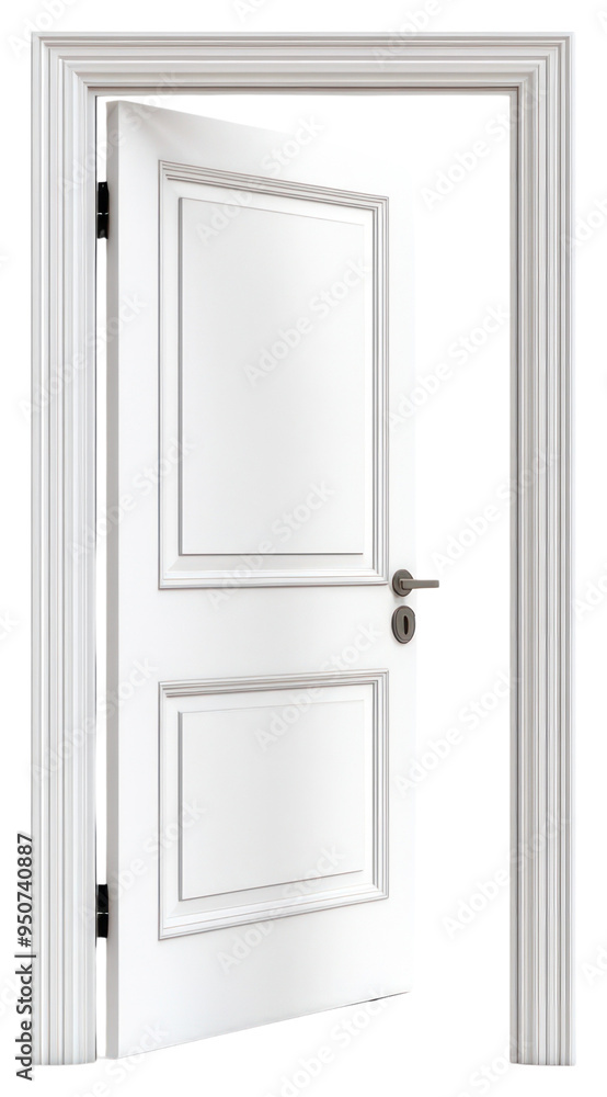 PNG Elegant white door with frame PNG Elegant white door with frame