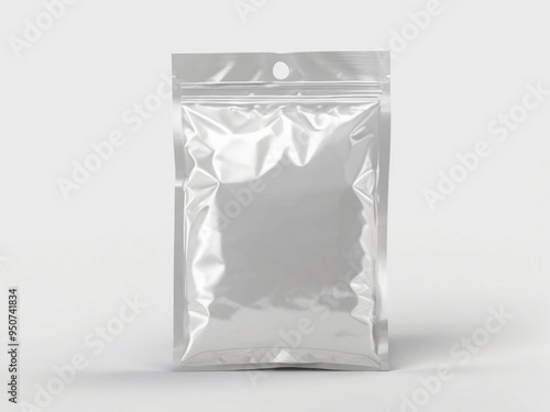 A white background with an airtight bag sealed in white.
