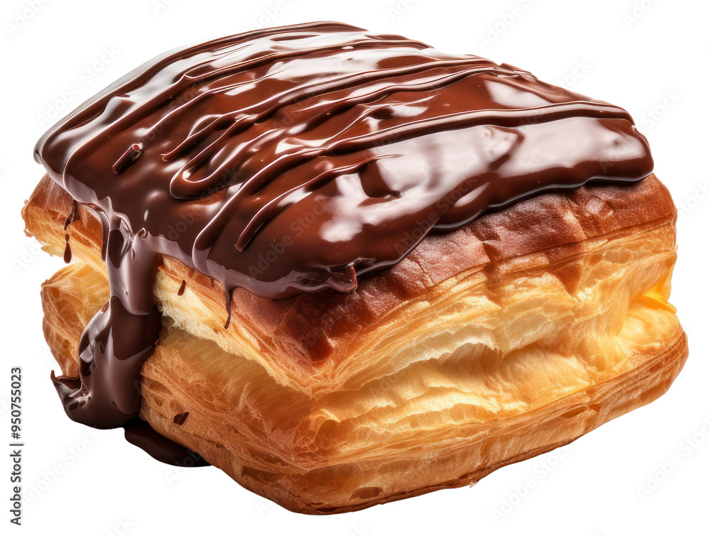 PNG Delicious chocolate-covered flaky pastry PNG Delicious chocolate-covered flaky pastry