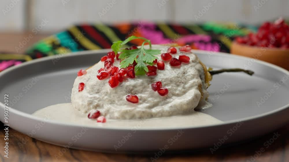 Delicious chile en nogada to celebrate Mexican night Delicious chile en nogada to celebrate Mexican night