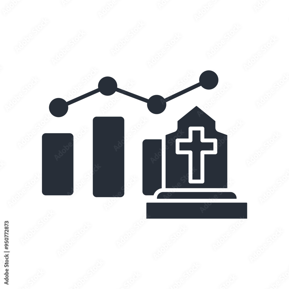 mortality icon. vector.Editable stroke.linear style sign for use web design,logo.Symbol illustration. mortality icon. vector.Editable stroke.linear style sign for use web design,logo.Symbol illustration.