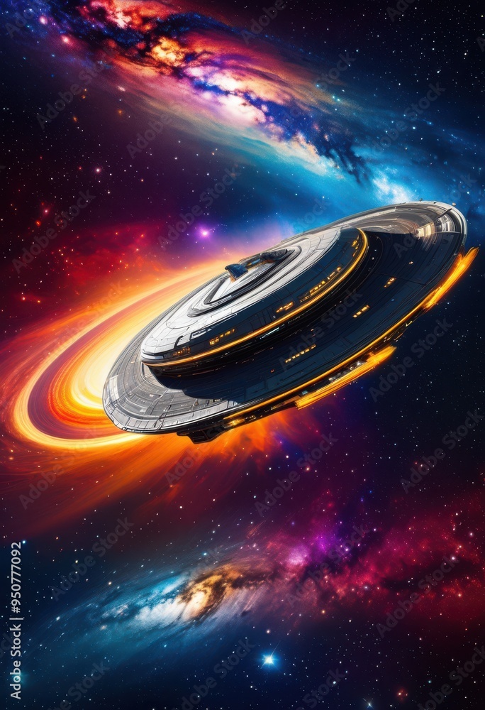 futuristic high tech spacecraft gliding through vast galaxy filled stars cosmic wonders, technology, universe, travel, exploration, science, design, flight futuristic high tech spacecraft gliding through vast galaxy filled stars cosmic wonders, technology, universe, travel, exploration, science, design, flight