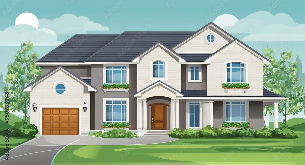 Vector Illustrations Real Estate 0 Vector Illustrations Real Estate 0