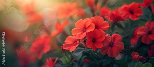 Beautiful Flowers With Bright Red Color Is Very Beautiful To Grow In Summer