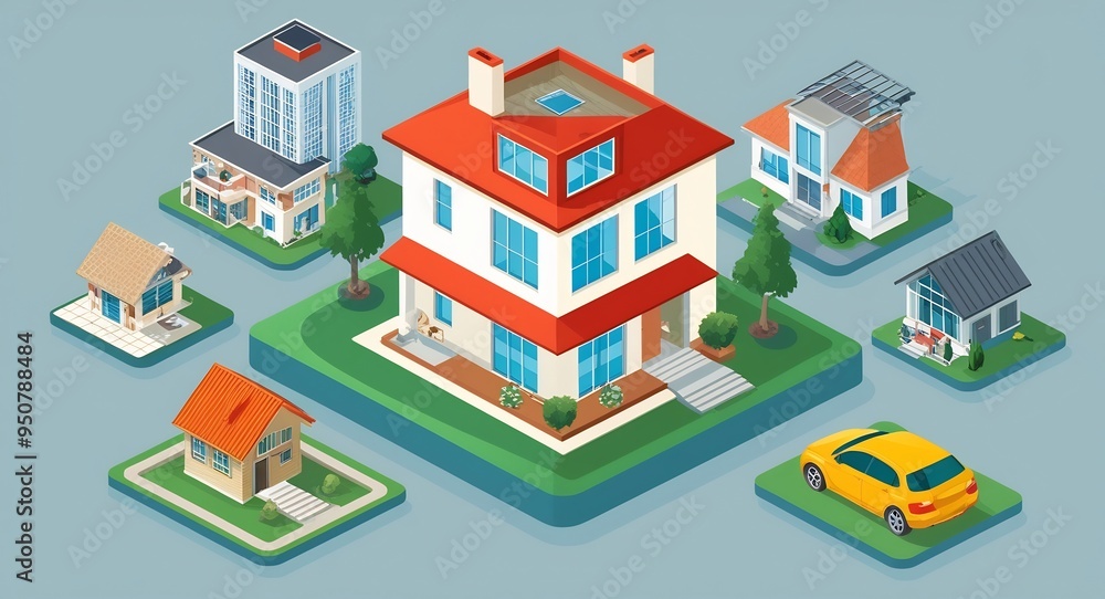 Vector Illustrations Real Estate 1 Vector Illustrations Real Estate 1