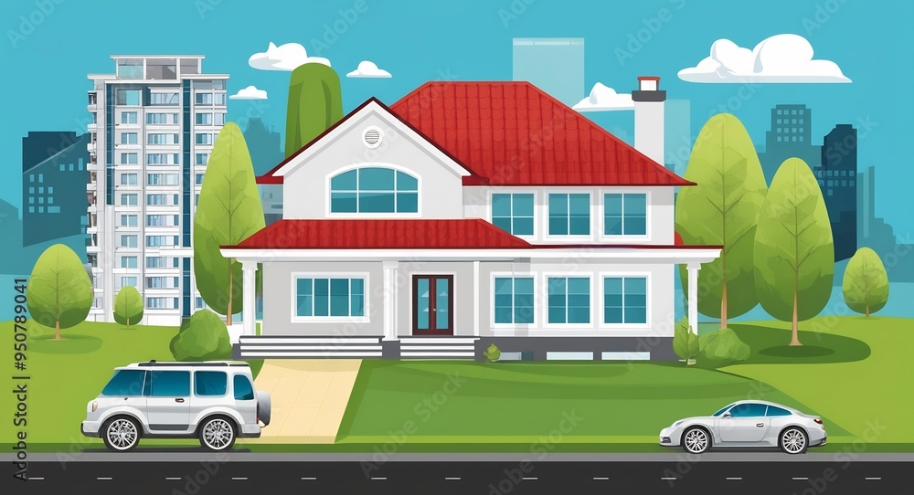 Vector Illustrations Real Estate 1 Vector Illustrations Real Estate 1