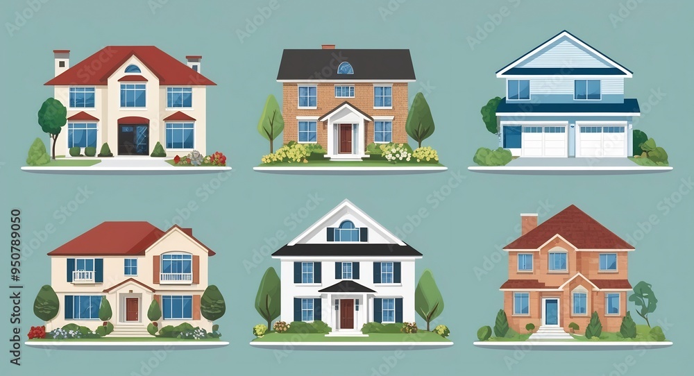 Vector Illustrations Real Estate 1 Vector Illustrations Real Estate 1