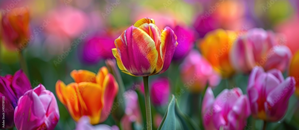 Beautiful Colorful Flower Close Up In My Garden Beautiful Colorful Flower Close Up In My Garden