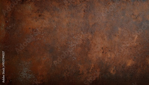 Empty brown rusty stone or metal surface texture. Long banner format.
 photo