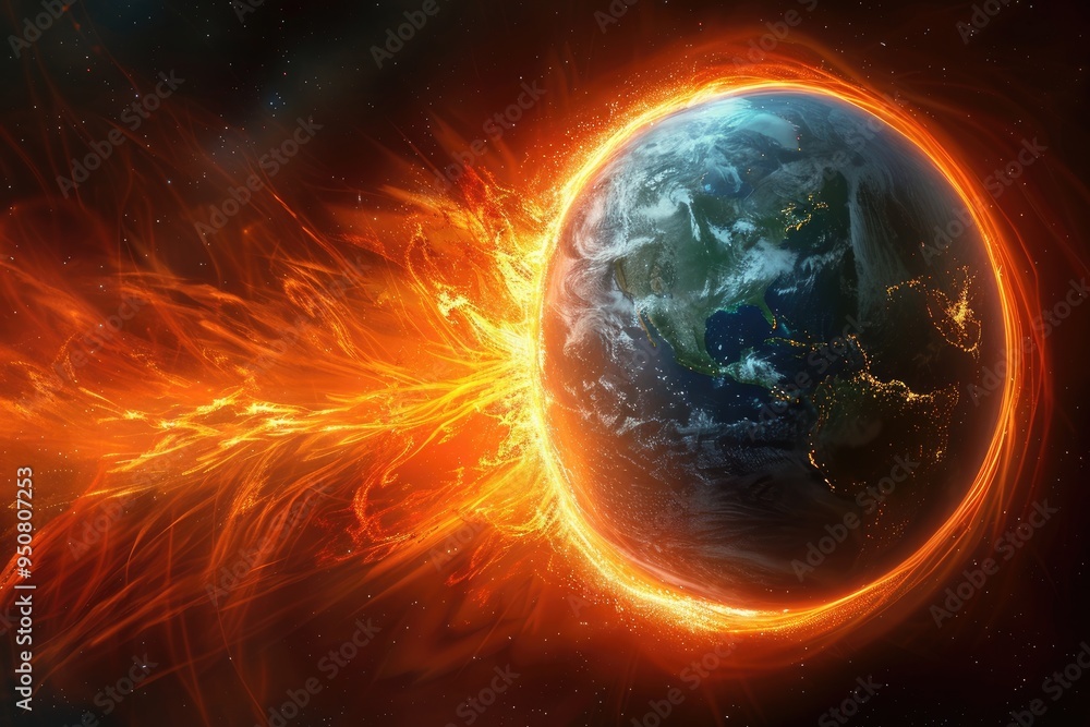 Dynamic of geomagnetic magnetic storm intense solar activity that disrupts satellite communications, affects gps systems, causes power grid fluctuations, need for advanced space weather forecasting. Dynamic of geomagnetic magnetic storm intense solar activity that disrupts satellite communications, affects gps systems, causes power grid fluctuations, need for advanced space weather forecasting.
