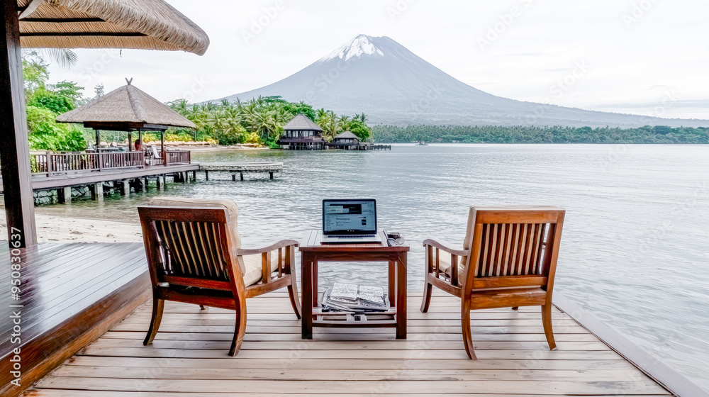 The Idealized Life of a Digital Nomad: Working Remotely from a Tropical Paradise with Stunning Views and Complete Freedom The Idealized Life of a Digital Nomad: Working Remotely from a Tropical Paradise with Stunning Views and Complete Freedom