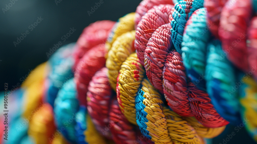 multicolored rope with no background multicolored rope with no background