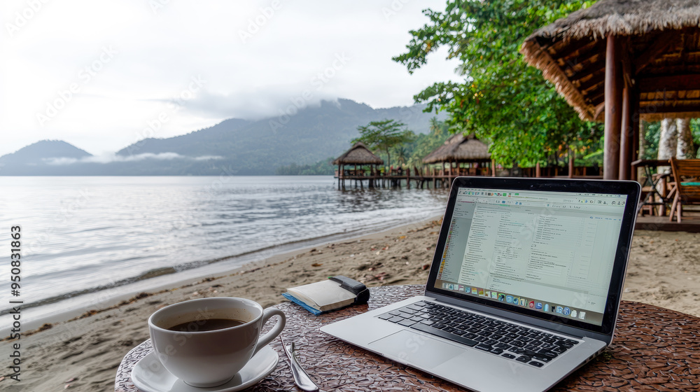 The Idealized Life of a Digital Nomad: Working Remotely from a Tropical Paradise with Stunning Views and Complete Freedom The Idealized Life of a Digital Nomad: Working Remotely from a Tropical Paradise with Stunning Views and Complete Freedom