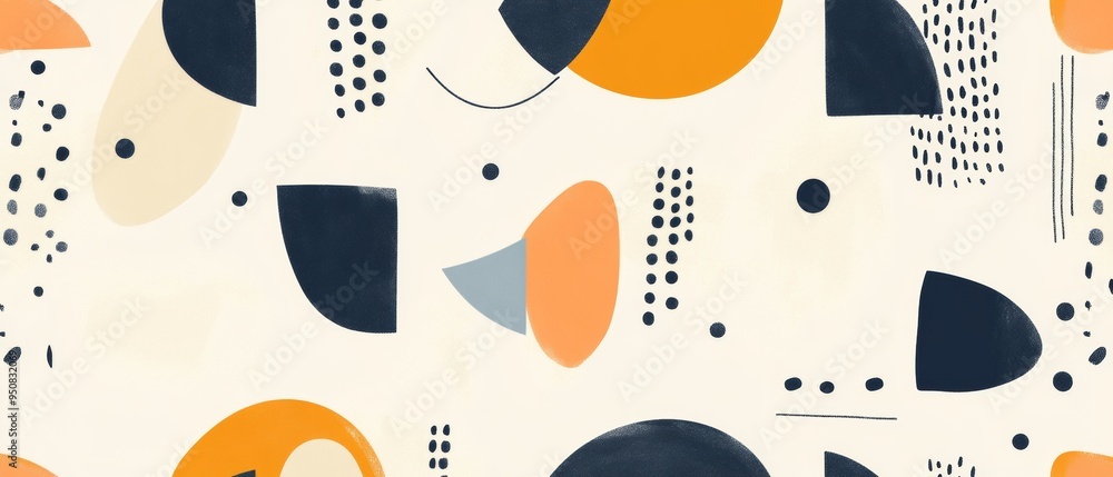 A colorful abstract painting with many different shapes and sizes A colorful abstract painting with many different shapes and sizes