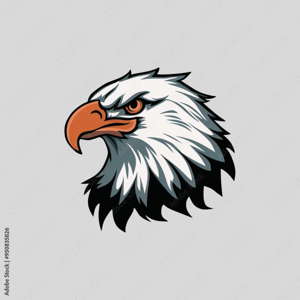 American bald eagle with background American bald eagle with background