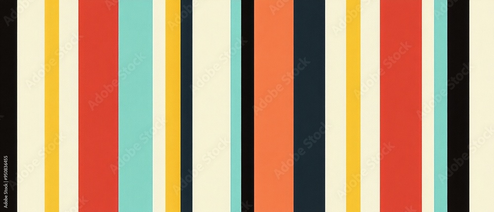 A colorful striped background with a black and white stripe A colorful striped background with a black and white stripe