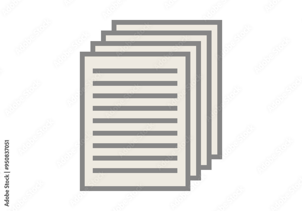 Fototapeta premium Pila de documentos escritos de un negocio