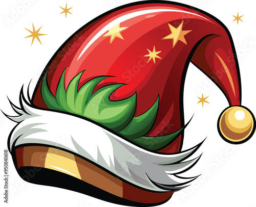 Santa Claus Hat Vector Set