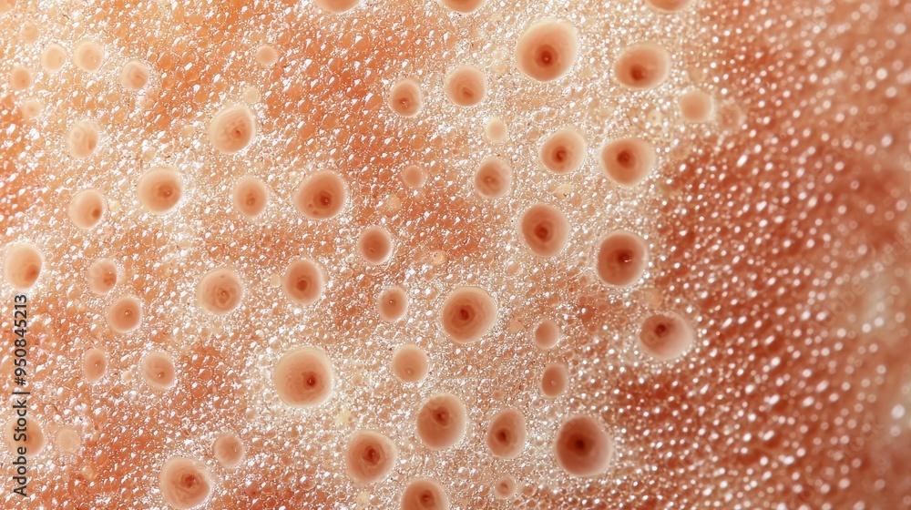 Abstract Macro Photography of Bubbles in Brown Liquid Abstract Macro Photography of Bubbles in Brown Liquid