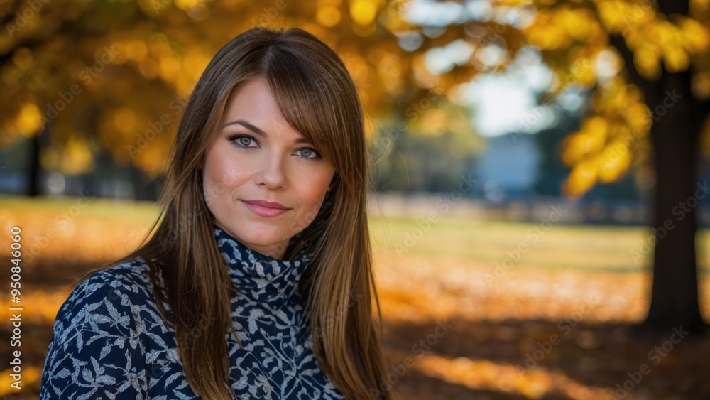 Autumn Grace: A Moment of Serenity in the Park Autumn Grace: A Moment of Serenity in the Park
