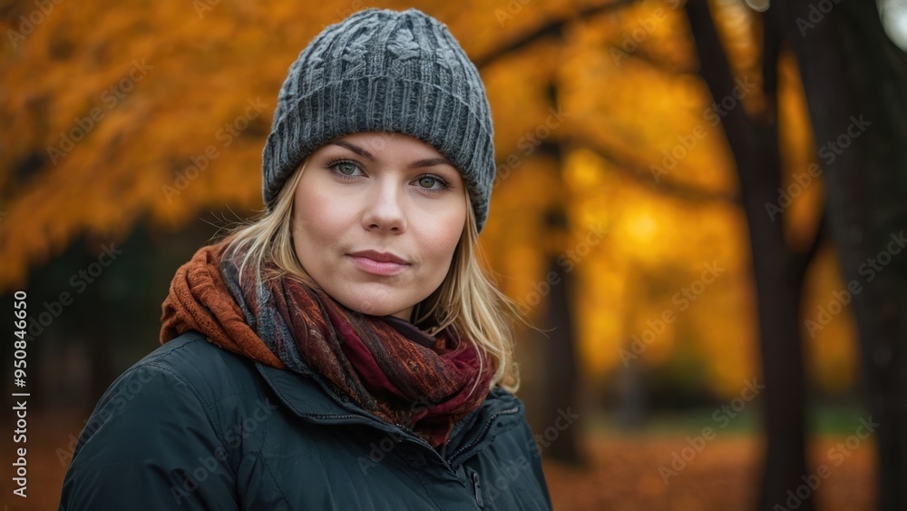 Autumn Elegance: A Portrait of Serenity Amongst Fallen Leaves Autumn Elegance: A Portrait of Serenity Amongst Fallen Leaves