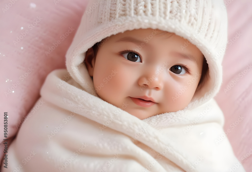 baby in a cap baby in a cap
