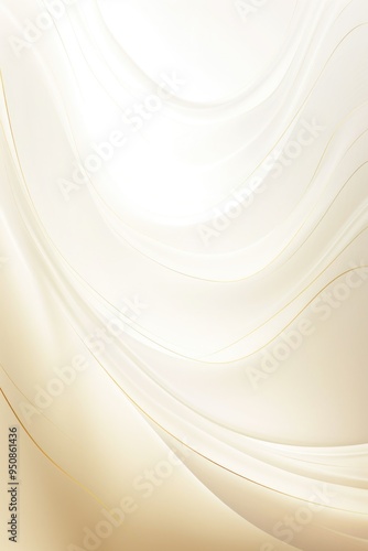 Abstract gold and white color wavy background