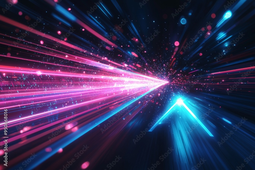 Abstract motion speed glowing effect background created with Generative AI Abstract motion speed glowing effect background created with Generative AI
