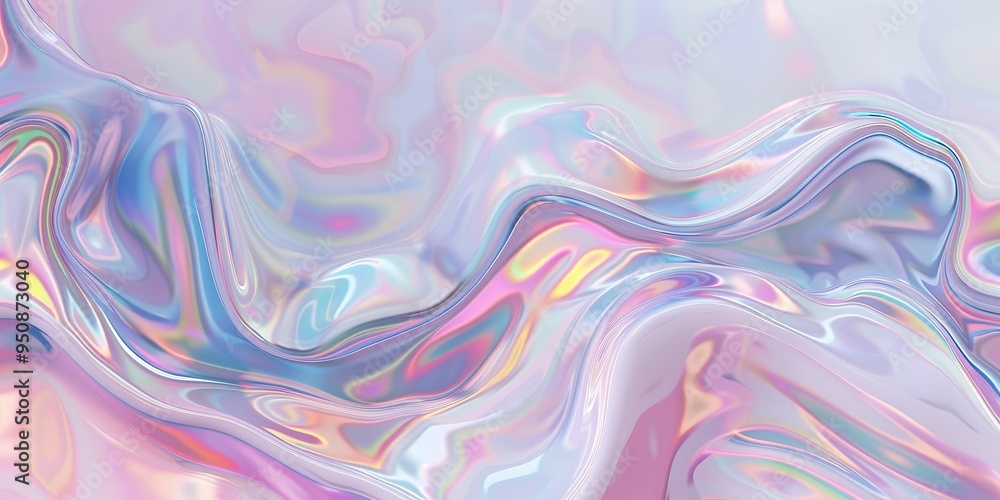 3d Abstract White Wave. Iridescent Cream Curves For Modern Art Design. Plastic Shapes With Chrome Gradient For Space Illustration. Beige And Ivory 3d Abstract White Wave 3d Abstract White Wave. Iridescent Cream Curves For Modern Art Design. Plastic Shapes With Chrome Gradient For Space Illustration. Beige And Ivory 3d Abstract White Wave