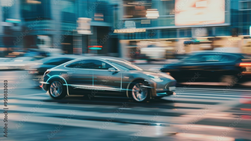 Autonomous self-driving vehicle using artificial intelligence to drive through city traffic Autonomous self-driving vehicle using artificial intelligence to drive through city traffic