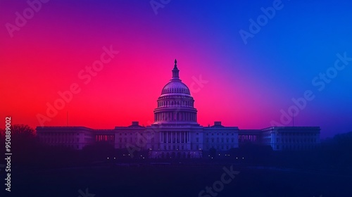 Wallpaper Mural  Capitol building at sunset Torontodigital.ca