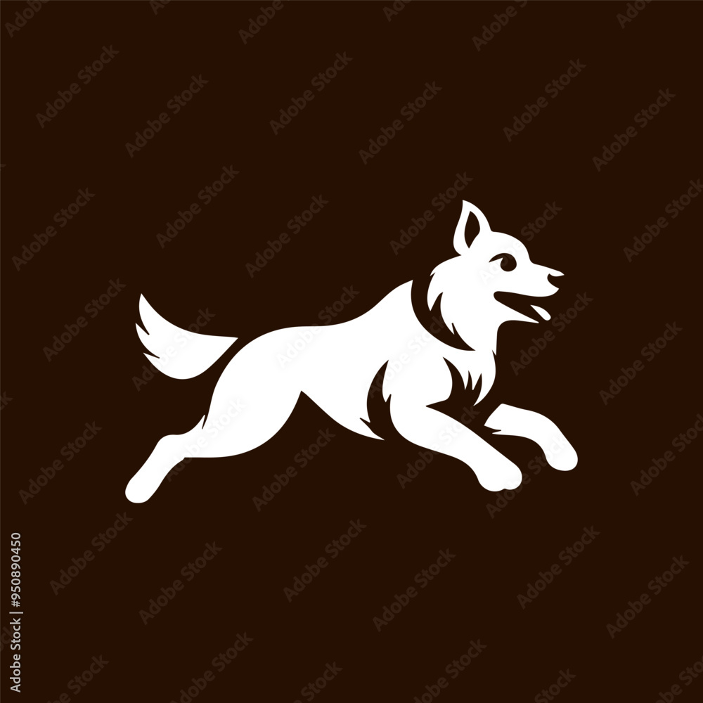 Fototapeta premium illustration of a wolf