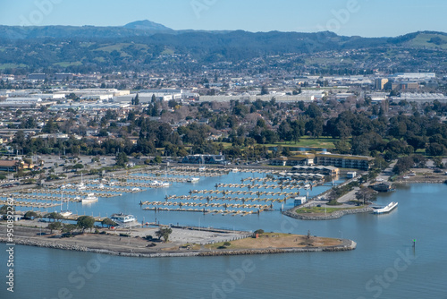 San Leandro Boat Marina, February 6, 2023, California, USA