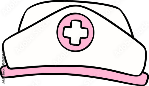 Pastel nurse cap