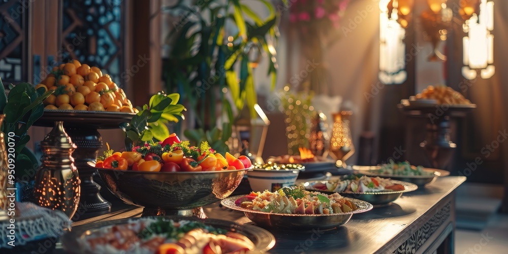 Ramadan Iftar Buffet for Breakfast or Suhoor Service Ramadan Iftar Buffet for Breakfast or Suhoor Service