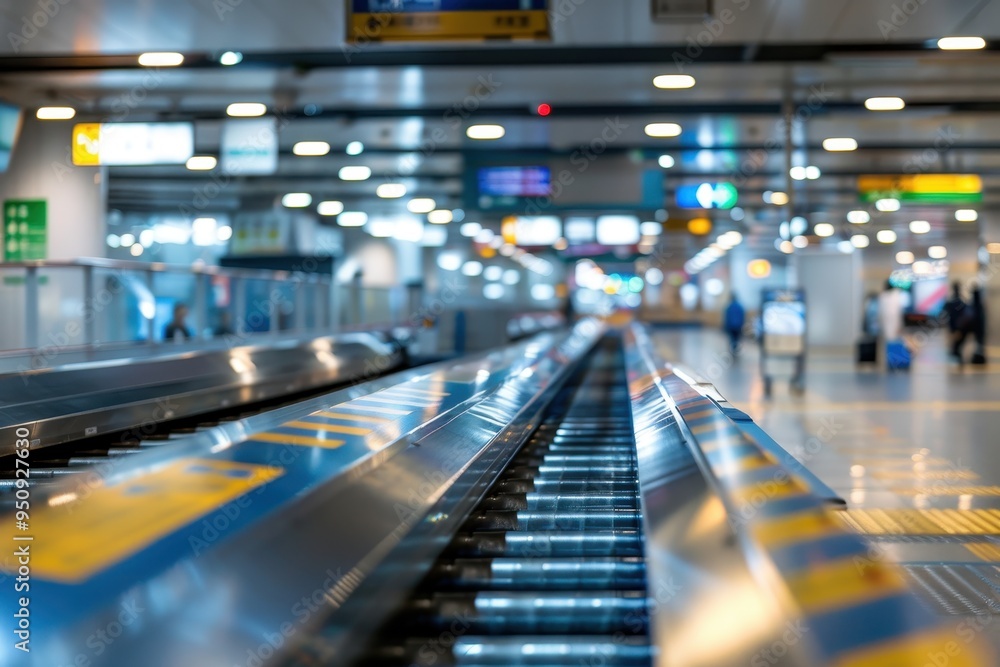 Airport baggage conveyor in Japan Airport baggage conveyor in Japan