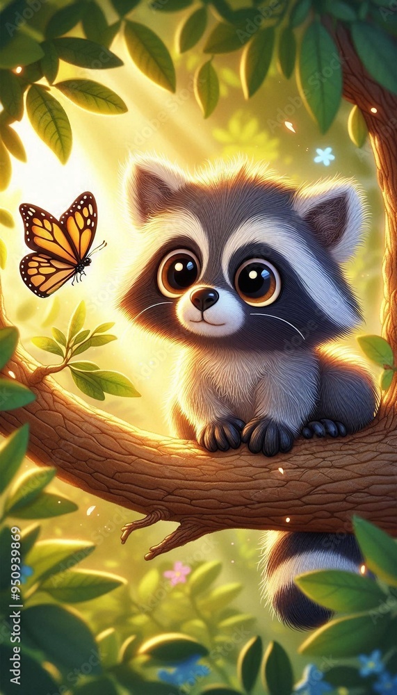 Fototapeta premium Waschbär