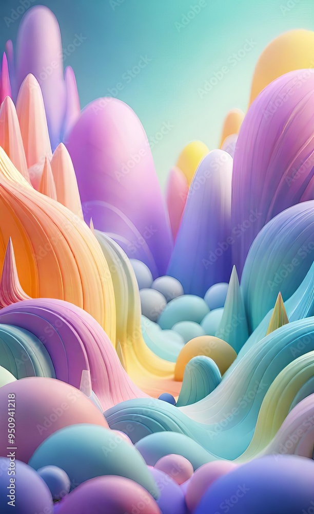 Fototapeta premium abstract background with waves